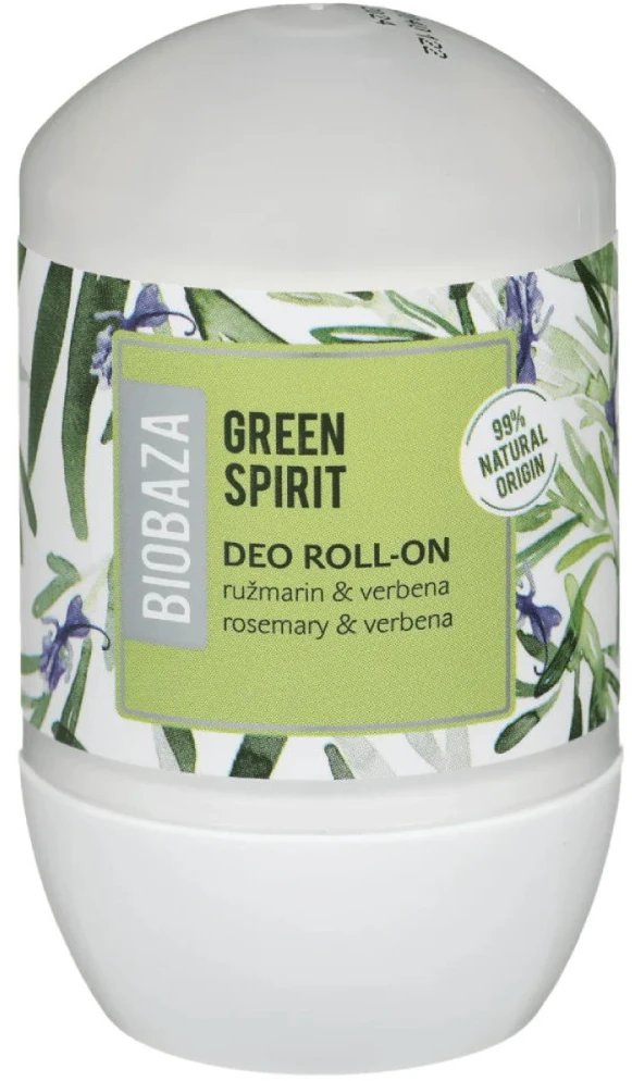 Biobaza Žalias Spirit Natural Ingredients Refreshing Žalias Dezodorantas Roll-On For Women, 50 ml