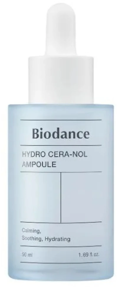 BIODANCE Hydro Cera-nol Ampoule - drėkinantis ir raminantis veido serumas 50ml