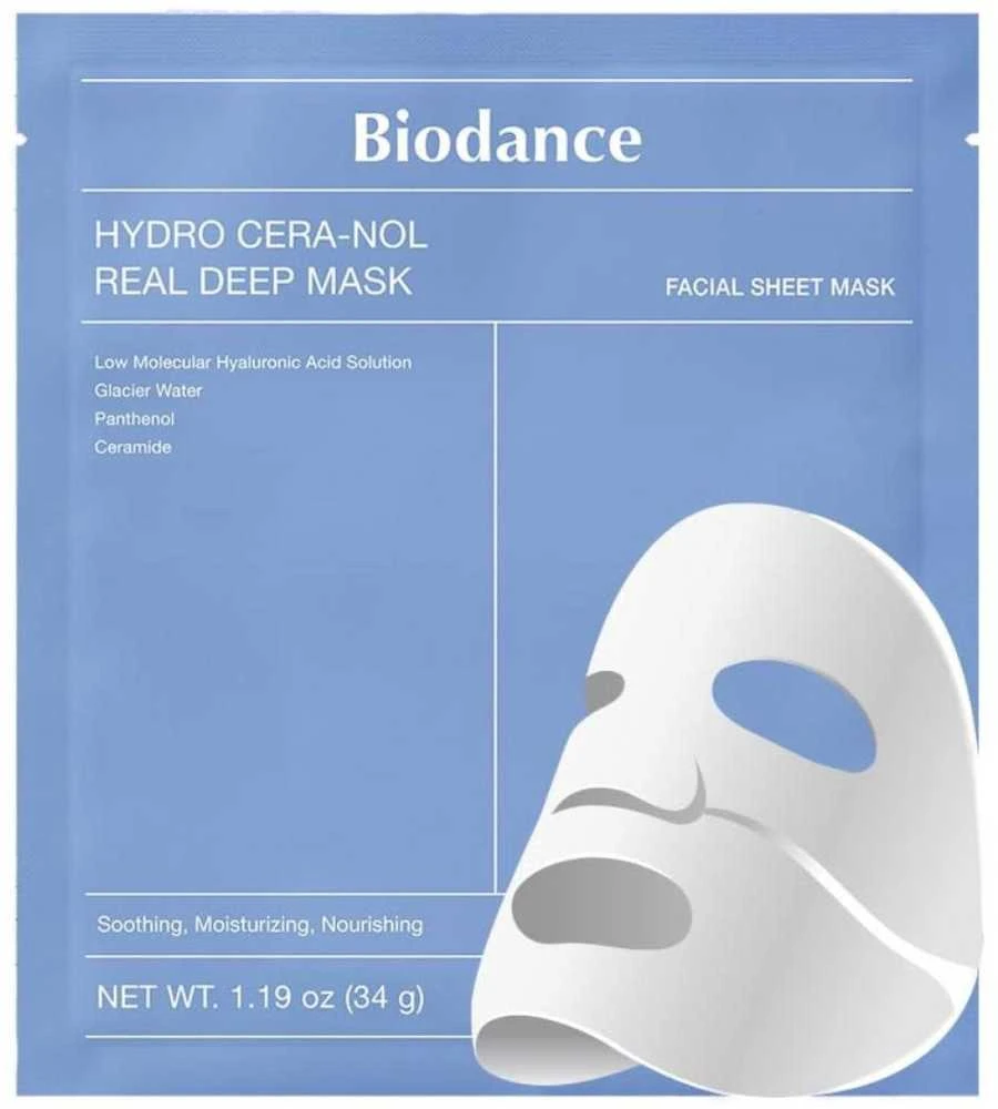 BIODANCE Hydro Cera-nol Real Deep Mask - veido kaukė su keramidais 34g/1vnt
