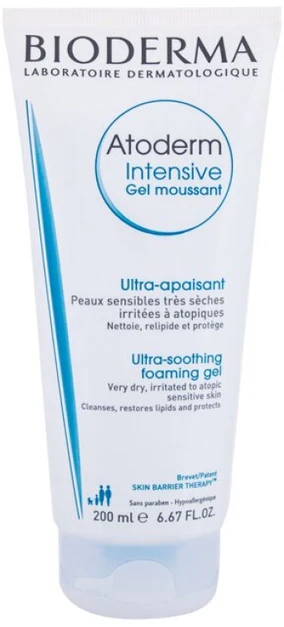 BIODERMA Atoderm Dušo želė intensyviai maitinantis dušo gelis, 200 ml