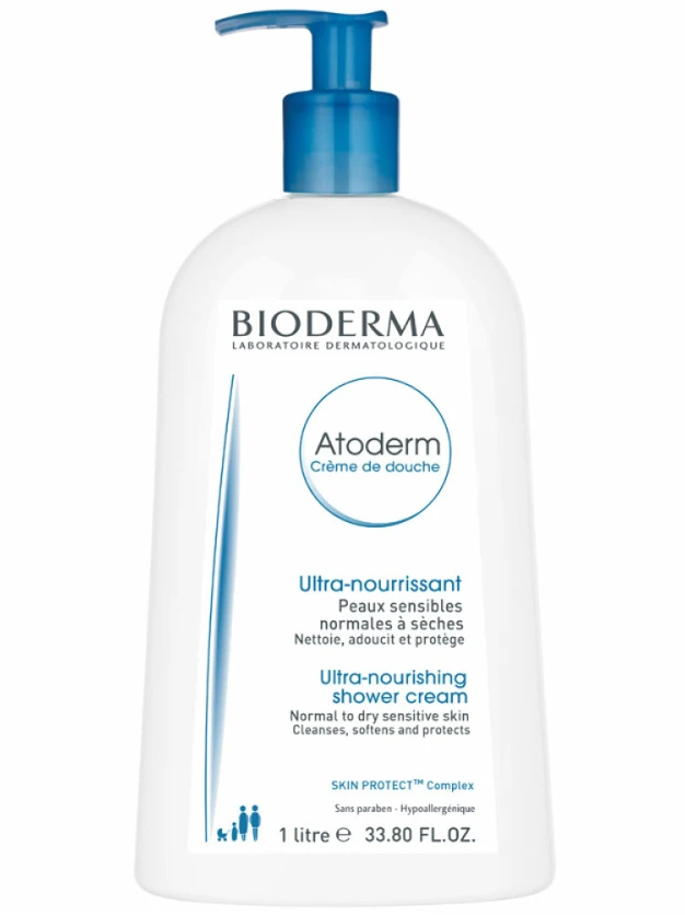 Kūno prausiklis Bioderma Atoderm Crème de Douche, 1000 ml