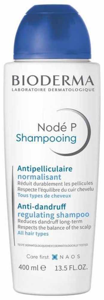 Bioderma Nodé P Nuo pleiskanų Regulating Šampūnas šampūnas nuo pleiskanų, 400 ml