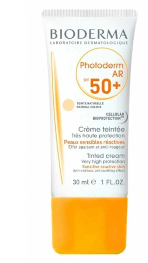 „Bioderma Photoderm Ar SPF50+“ apsauginis kremas nuo paraudimo, 30 ml