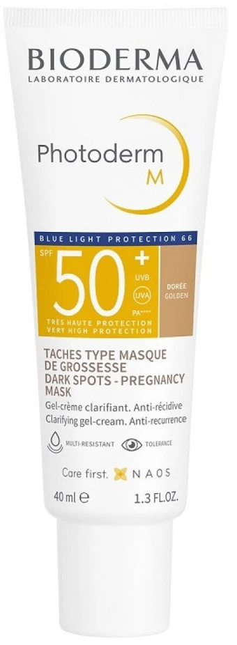 "Bioderma Photoderm Golden Colour" gelinis kremas su SPF50+ (40ml)