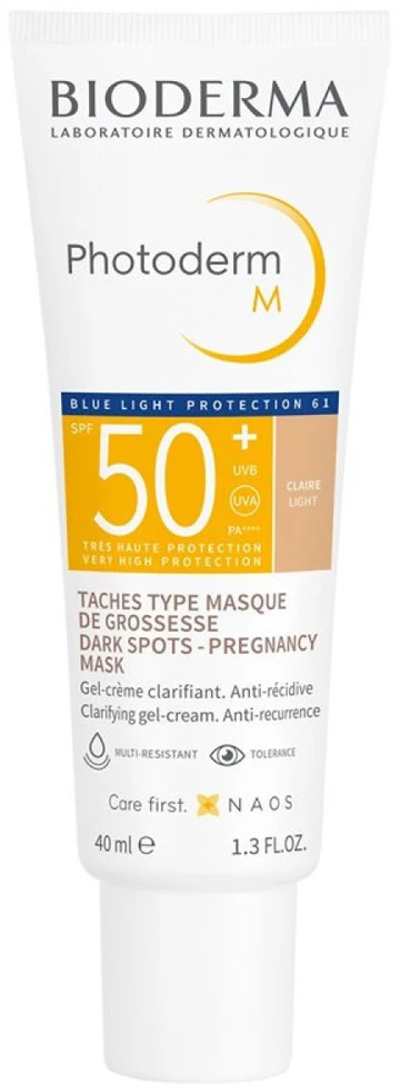 Apsauginis kremas nuo saulės su spalva Bioderma Photoderm SPF 50+, 40 ml
