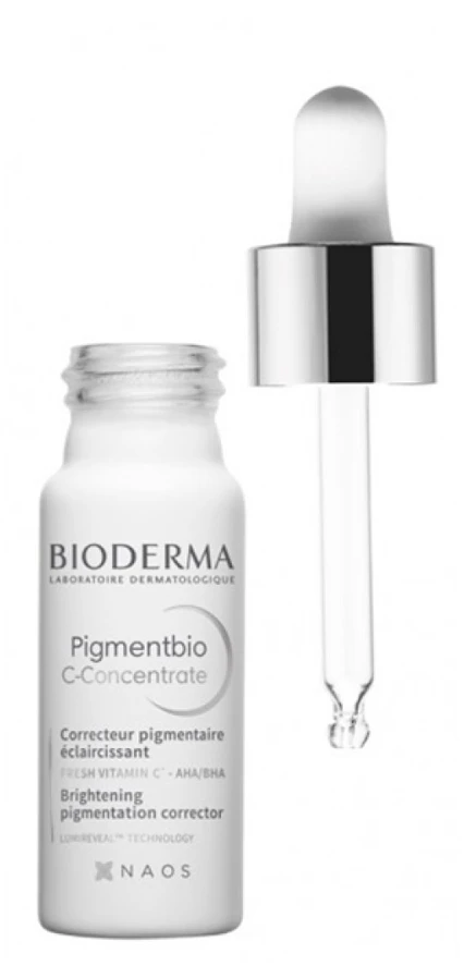 Bioderma Pigmentbio C-Concentrate Skaistinantis veido serumas, 15 ml