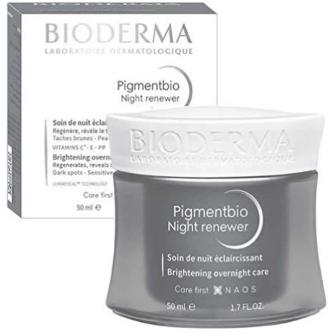 Bioderma Pigmentbio Night Reewer naktinis skaistinantis kremas, 50 ml