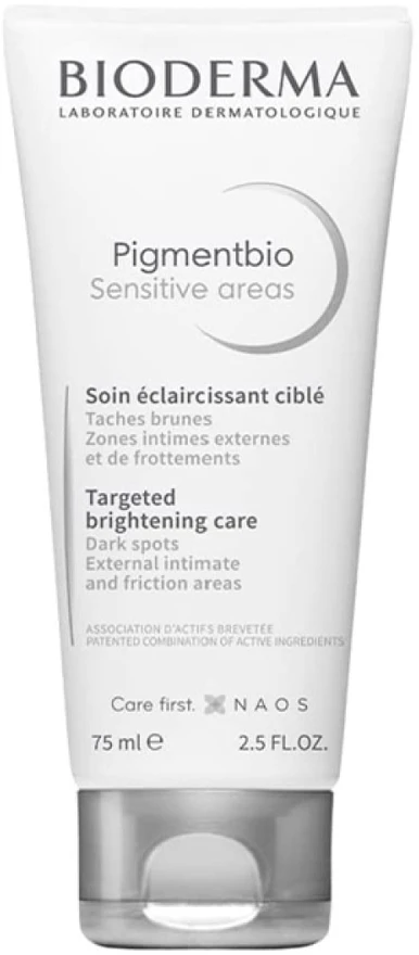 Bioderma Pigmentbio Sensitive areas Kremas veidui, 75 ml
