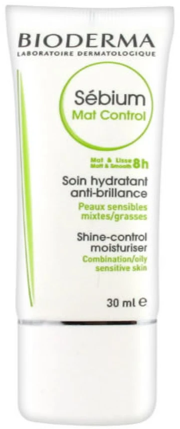 Bioderma Sébium Mat Control Matiškumą suteikiantis ir veido odą lyginantis kremas, 30 ml