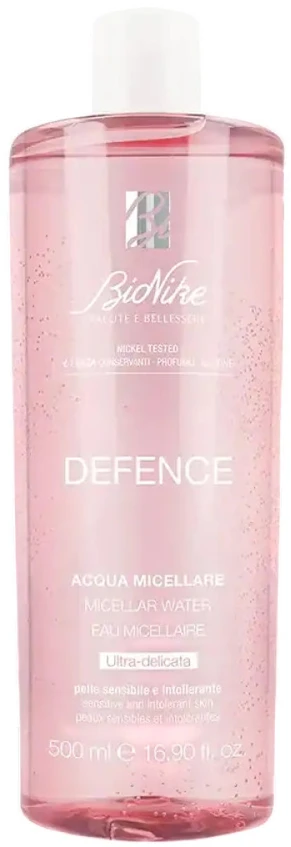 BioNike Defence Cleansing & Soothing Micellar Vanduo For Sensitive Skin, 500 ml