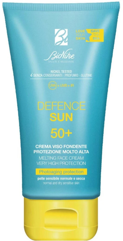 BioNike Defence Sun Protective Before Sun Exposure Kreminis For Face SPF 50+, 50 ml