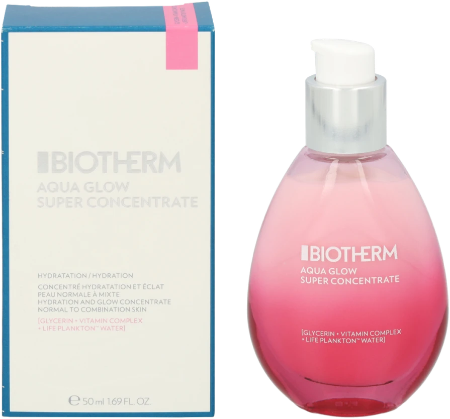 Biotherm Aqua Glow Fluid Super Concentrate drėkinamasis koncentratas, 50 ml