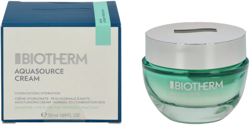 Biotherm Aquasource 48H Deep Hydration Jauninamasis Kreminis drėkinamasis kremas normaliai ir mišriai odai, 50 ml