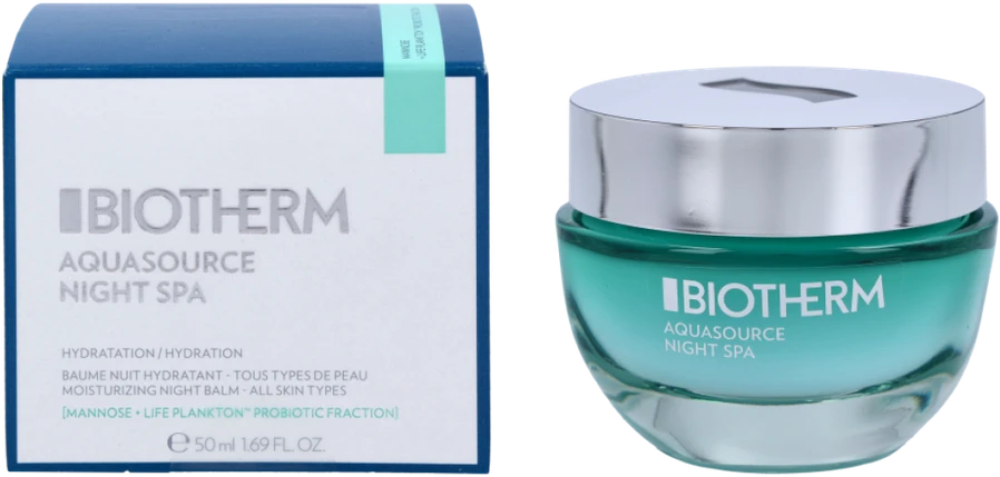 Biotherm Aquasource Night Spa naktinis veido kremas-kaukė, 50 ml