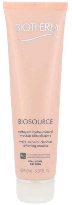 Biotherm Biosource Hydra-Mineral Valiklis Softening Mousse valomosios putos sausai odai, 150 ml