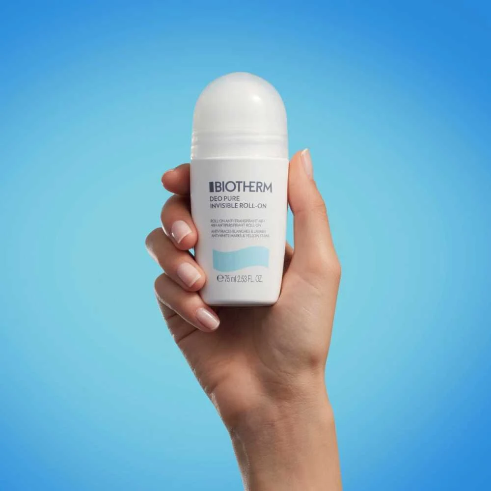 Biotherm Deo Pure Invisible 48H Roll-On rutulinis antiperspirantas moterims, 75 ml