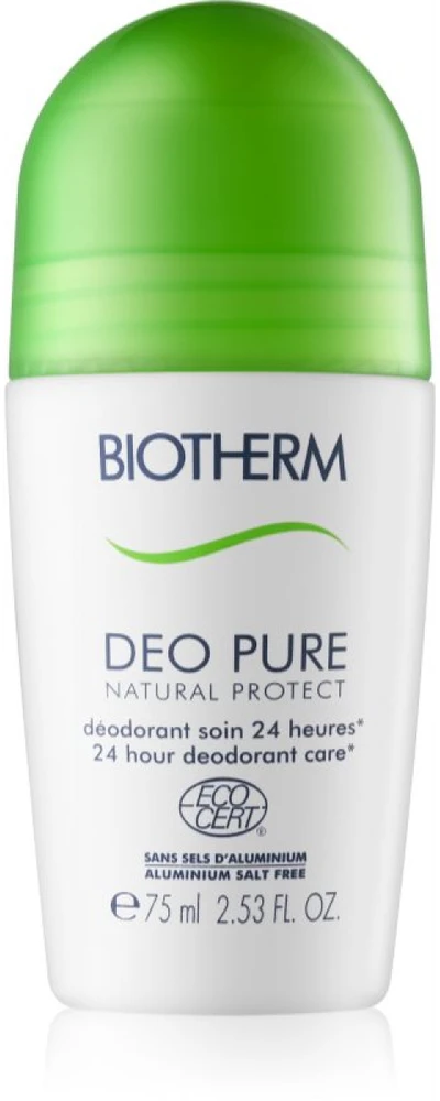 Biotherm Deo Pure Natural Protect 24H Roll On rutulinis dezodorantas, 75 ml