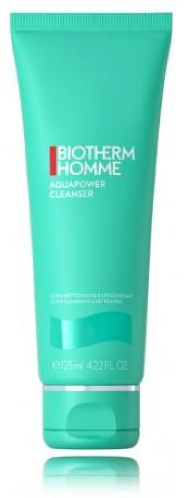 Biotherm Homme Aquapower Oligo-Thermal Fresh Gel veido prausiklis vyrams, 125 ml