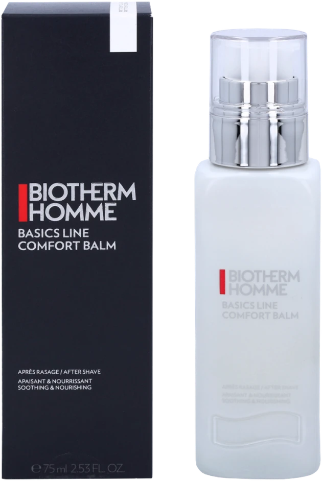 Biotherm Homme Basics Line Ultra Comfort After Shave Balm raminantis ir maitinantis balzamas po skutimosi, 75 ml