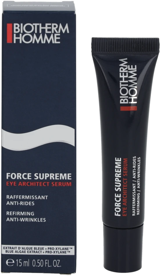 Biotherm Homme Force Supreme Liquid Eyes paakių serumas vyrams, 15 ml