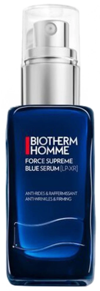 Biotherm Homme Force Supreme Mėlyna Serum Anti-Wrinkles & Firming stangrinantis veido serumas nuo raukšlių vyrams, 30 ml
