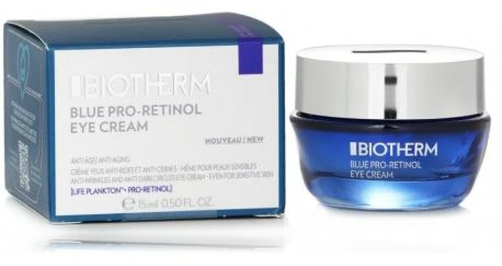 Biotherm Mėlyna Pro-Retinol Paakių kremas senėjimo požymius mažinantis akių kontūro kremas, 15 ml
