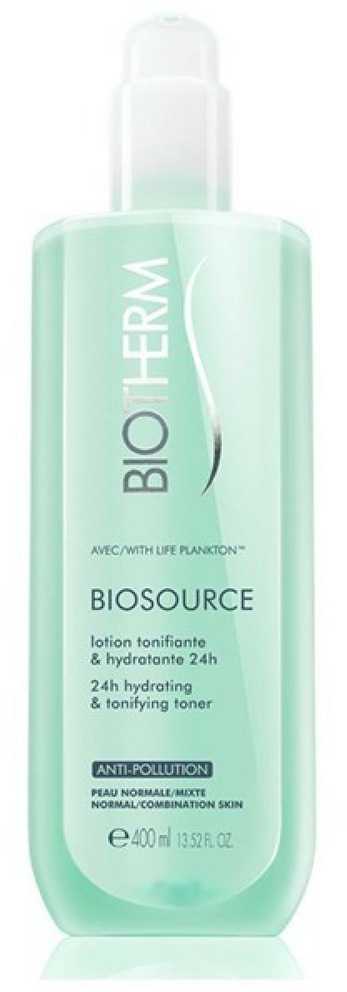 „Biotherm Moisturizing“ veido tonikas normaliai ir mišriai odai „Biosource“ (24 val. drėkinamasis ir tonizuojantis tonikas), 400 ml