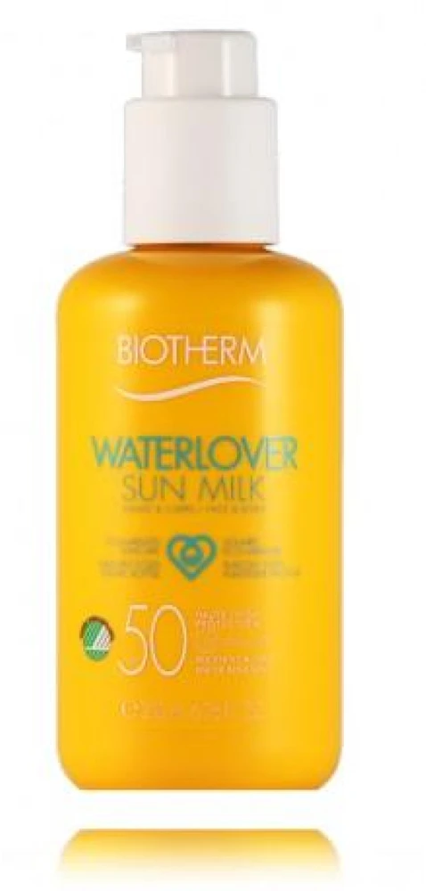 Biotherm Waterlover Sun Milk SPF 50 Face & Body apsauginis pienelis nuo saulės veidui ir kūnui, 200 ml