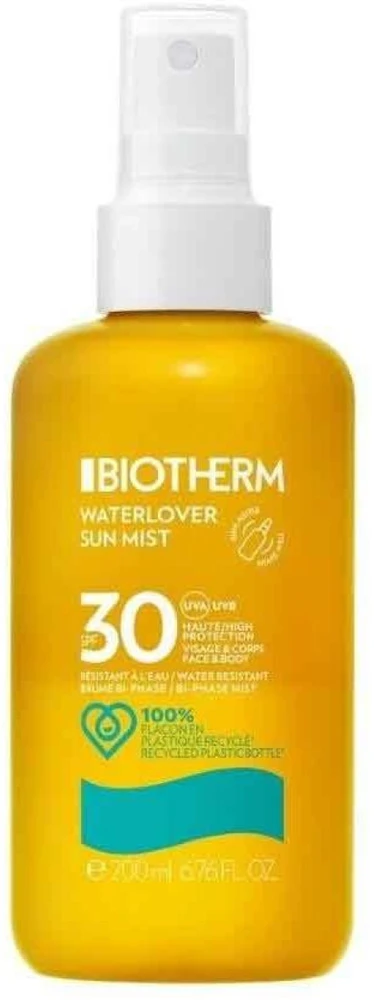 Biotherm Waterlover Sun Mist SPF 30 apsauginė dulksna nuo saulės veidui ir kūnui, 200 ml