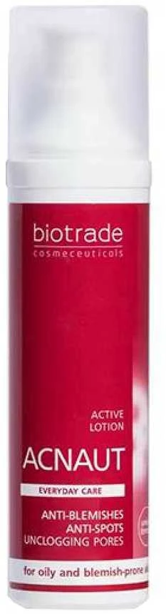 Biotrade Active losjonas riebiai ir probleminei odai Acnaut (Active Lotion), 60 ml