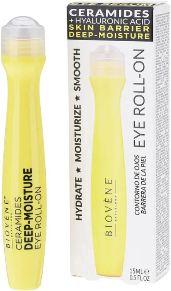 Biovene Ceramides Deep-Moisture Eye Roll-On serumas paakiams, 15 ml