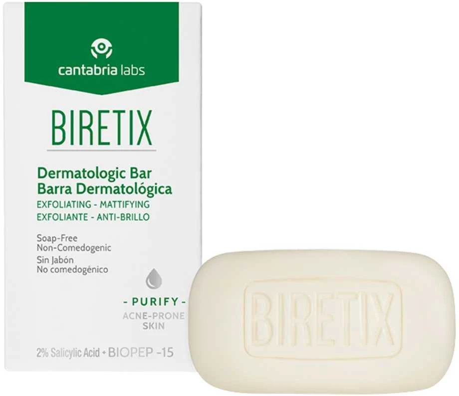 Cantabria Labs Biretix kietas prausiklis su 2% salicilo rūgštimi