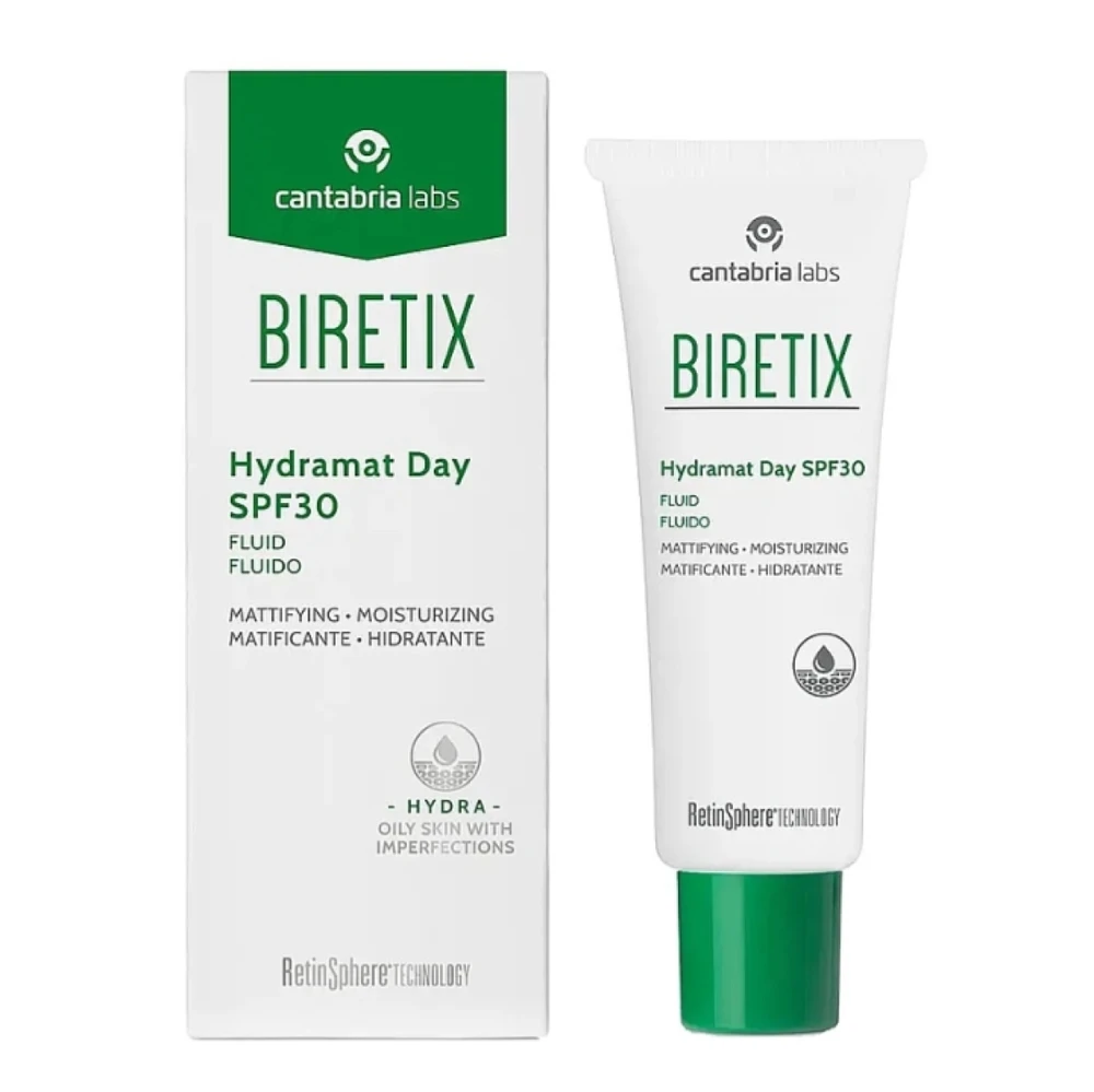 „Endocare Biretix Hydramat“ dieninis SPF30 skystis 50 ml