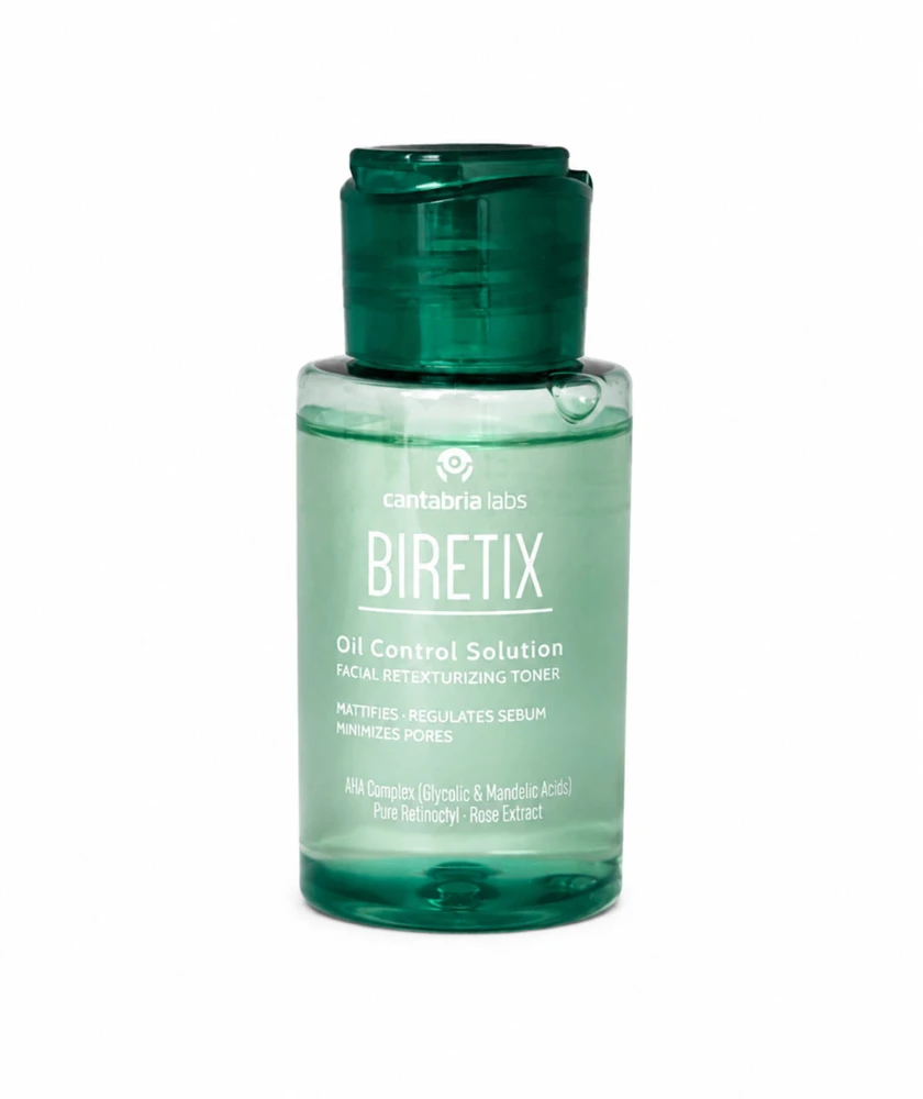 BIRETIX Oil Control Solution Facial Retexturizing Toneris sebumą reguliuojantis tonikas, 30 ml