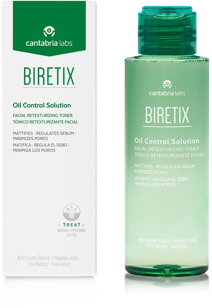 Cantabria Labs Biretix Oil Control Solution veido tonikas 100ml