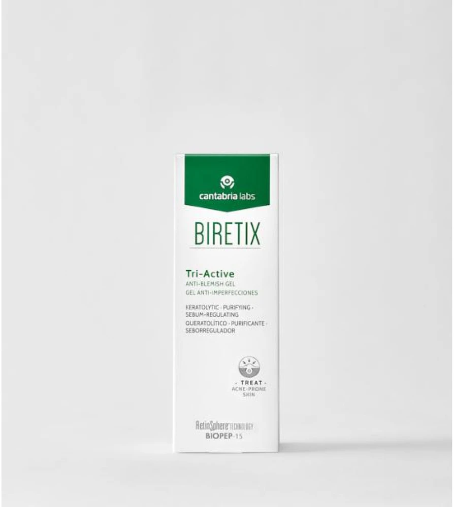 Cantabria Labs Endocare Biretix Tri-Active Anti-Blemish Gel Gelis nuo spuogų 50ml
