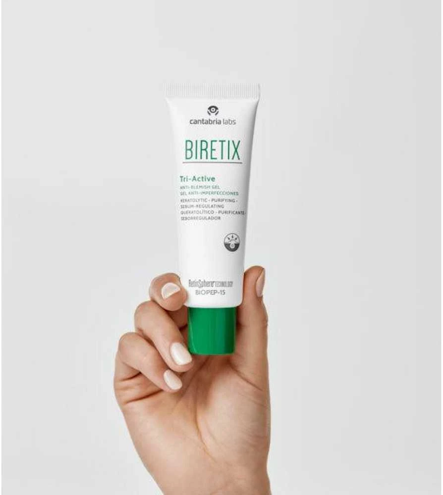 Cantabria Labs Endocare Biretix Tri-Active Anti-Blemish Gel Gelis nuo spuogų 50ml