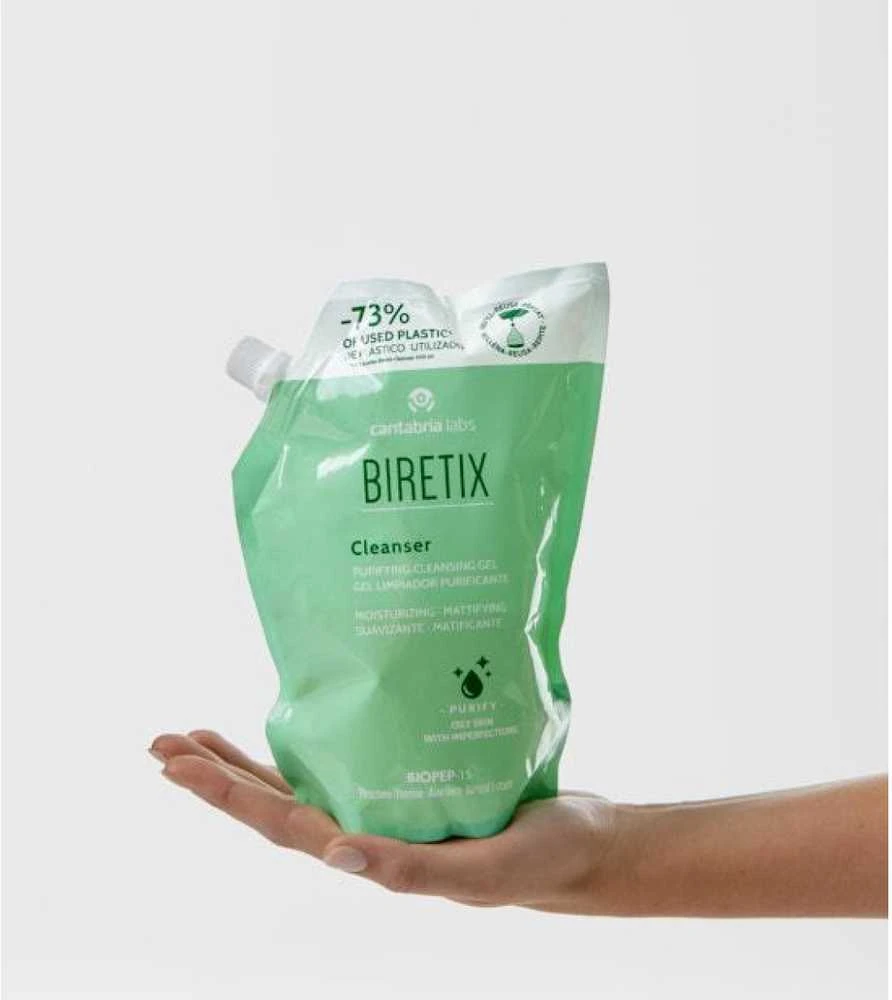 Cantabria Labs Biretix Valiklis Purifing Cleansing Gel Refill prausimosi gelis 400ml
