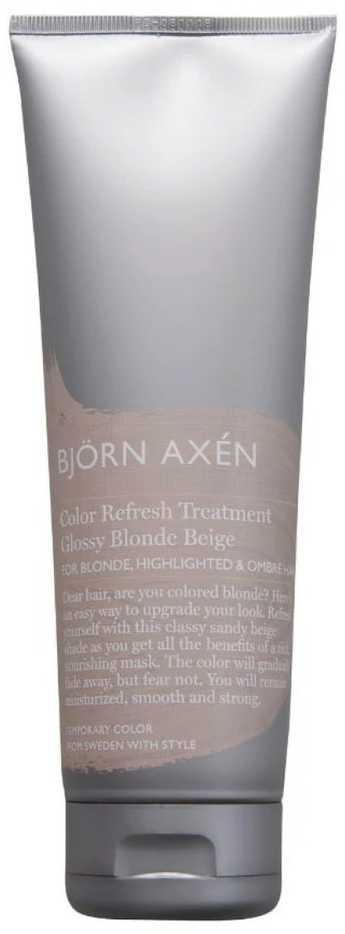 Bjorn Axen Color Refresh Treatment Glossy Skirtas šviesiems plaukams rusvai gelsvas, 250 ml