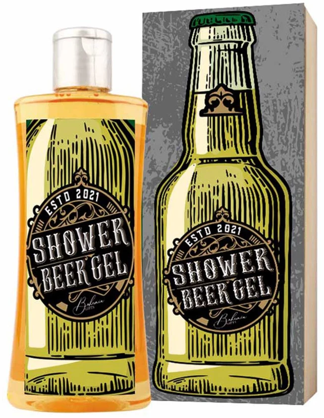 Bohemia Gifts Dušo želė dėžutėje "Beer gel" (250ml)