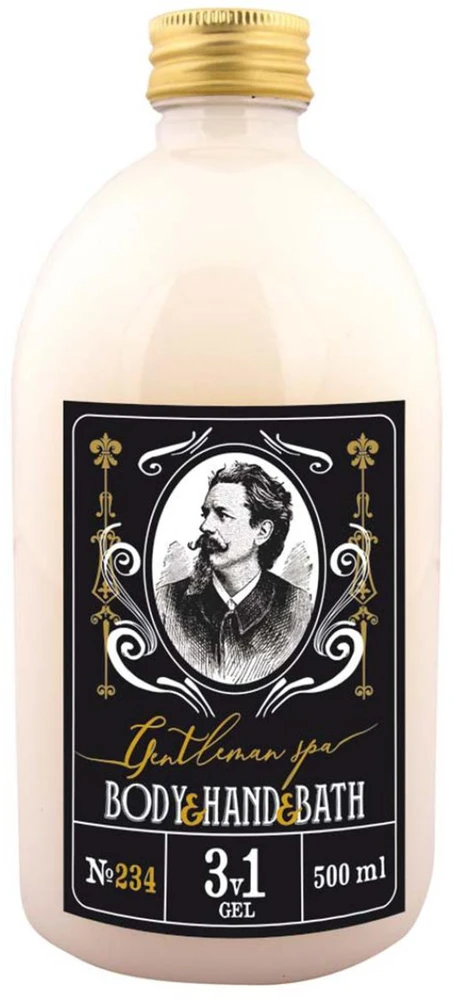 Bohemia Gifts 3in1 dušo želė, šampūnas ir vonios putos "Gentleman SPA" (500ml)