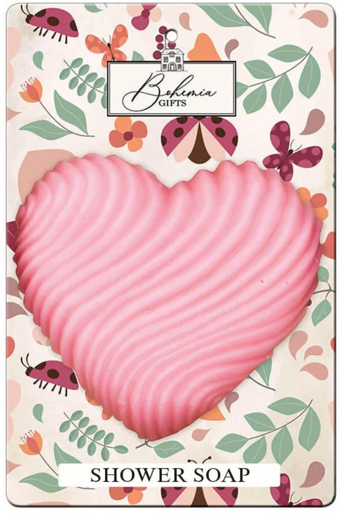 Bohemia Gifts Rankų darbo muilas dėžutėje - širdelė (120g)