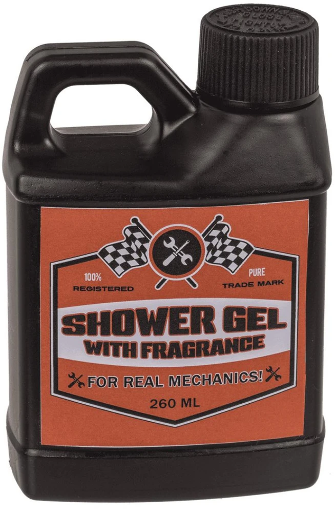 Bohemia Gifts Universali dušo želė vyrams "Motor Oil", 260 ml + raktų pakabukas