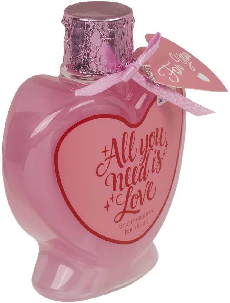 Bohemia Gifts Vonios putos "Love" su rožių aromatu, 200ml