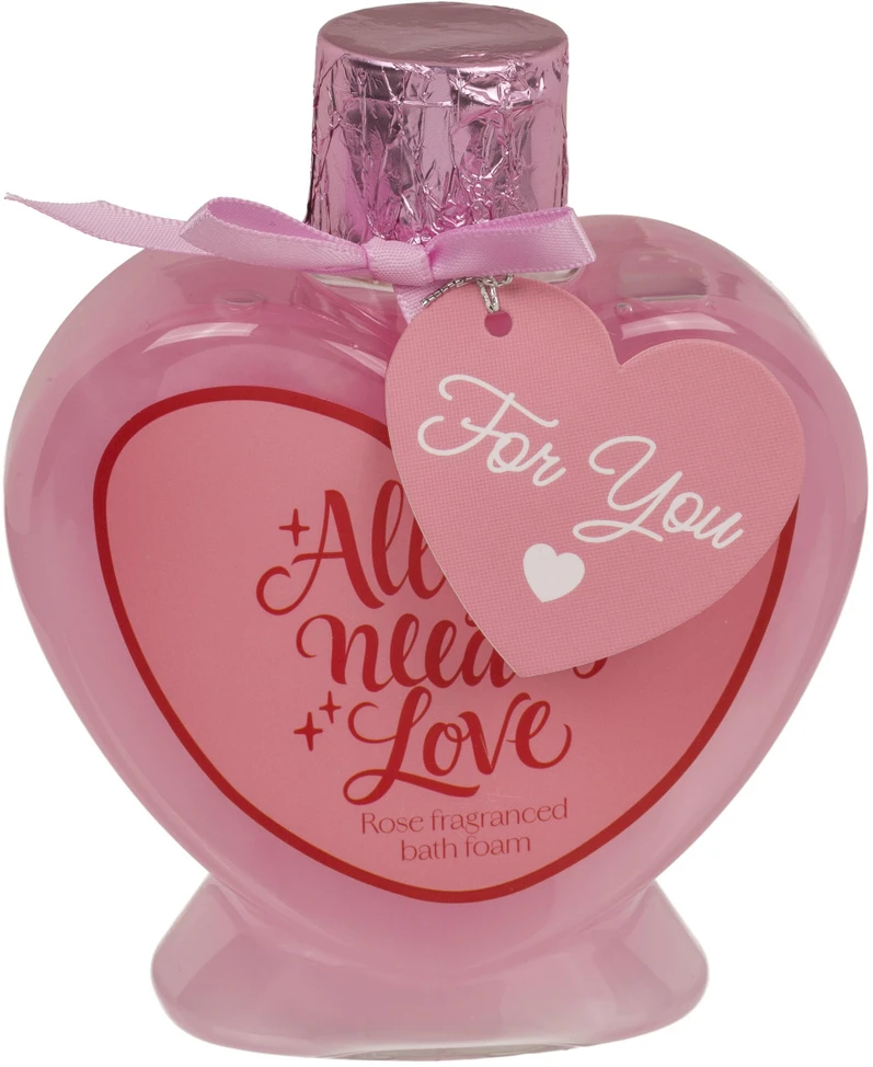 Bohemia Gifts Vonios putos "Love" su rožių aromatu, 200ml