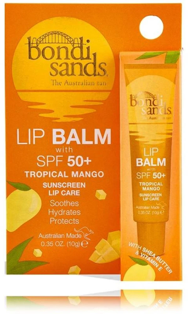Bondi Sands Lūpų balzamas SPF 50+ Tropical Mango lūpų balzamas, 10 g