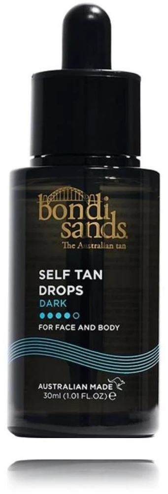 Bondi Sands Self Tan Drops savaiminio įdegio lašai veidui ir kūnui, atspalvis: Dark, 30 ml