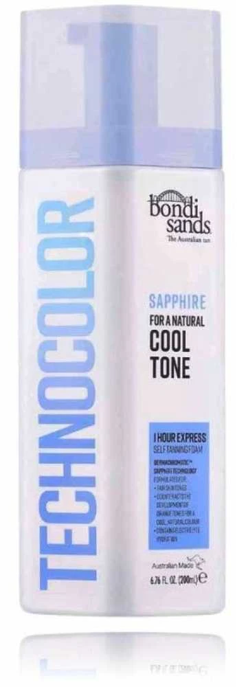 Bondi Sands Technocolour 1 Hour Express Sapphire Self Tanning Foam savaiminio įdegio putos, 200 ml