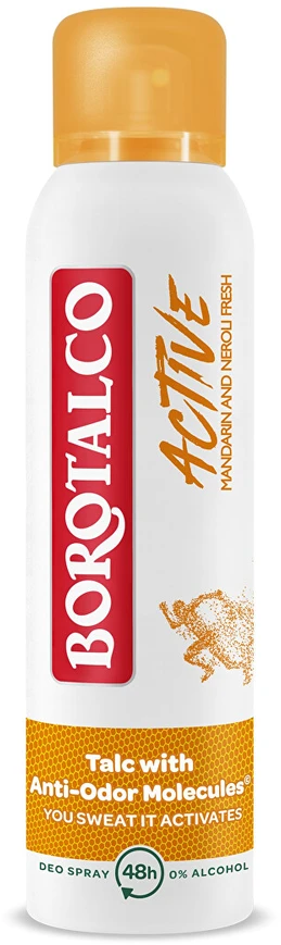 Borotalco Active Mandarin ir Neroli purškiklis 150 ml