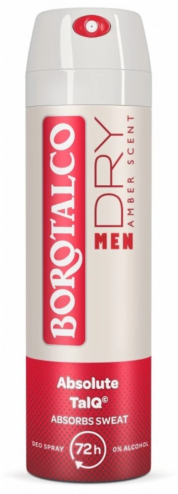 Borotalco Men Dry Amber purškiamas dezodorantas